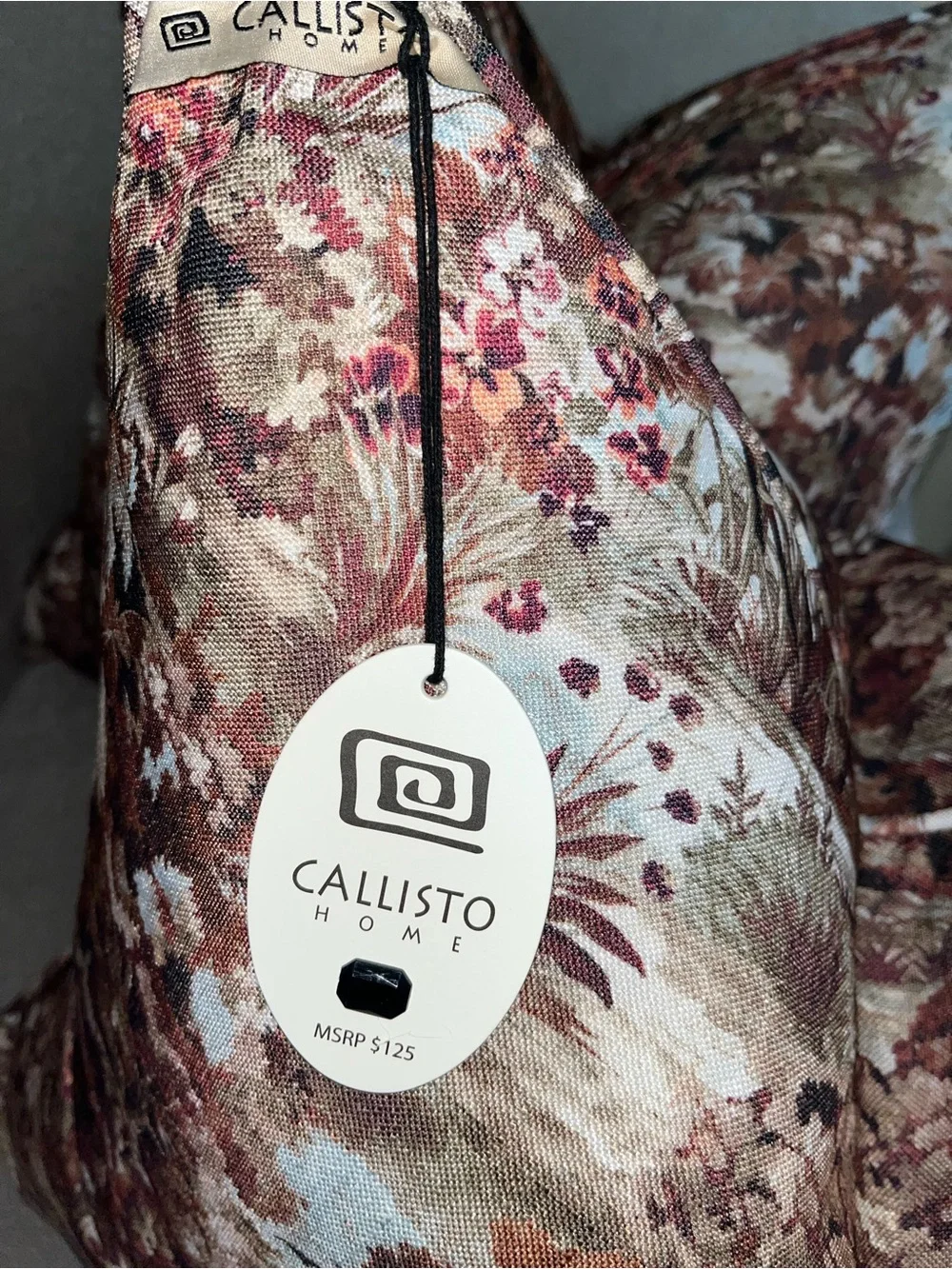1-NWT CALLISTO HOME AUTUMN LANDSCAPE DESIGN LUXURY DECORATIVE PILLOW (T10188F14)